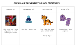 Oceanlake Spirit Week March 7-10